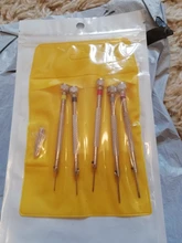 Destornillador de acero de 0,8-1,6mm para reparación de relojes, herramientas para relojes portátiles, eliminación de banda con Mini Pines de enlace, Kits de herramientas de relojero