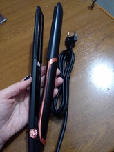 Alisador y rizador de pelo profesional por infrarrojos, alisador y rizador planos 2 en 1, calentamiento rápido, 110v-220v, herramientas de estilismo para el cabello