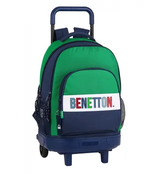 

BACKPACK GDE. C/wheels COMPACT EXTRAIBLE BENETTON