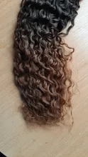 Anjo Plus RYLAI-extensiones de pelo rizado mechones, pelo sintético, 300g, para cabeza completa, 26-30 pulgadas, negro, marrón, degradado