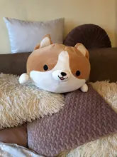Plush-Toy Corgi Dog Cartoon Pillow Christmas-Gift Stuffed Animal Soft Kids Valentine