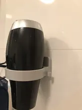 Rack-Organizer Hair-Dryer-Holder Shelf-Storage Bathroom Wall-Mounted ABS for Dia. High-Quality