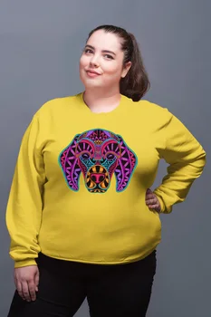 

Angemiel Wear Colorful Sweet Dog Yellow Women Sweatshirts