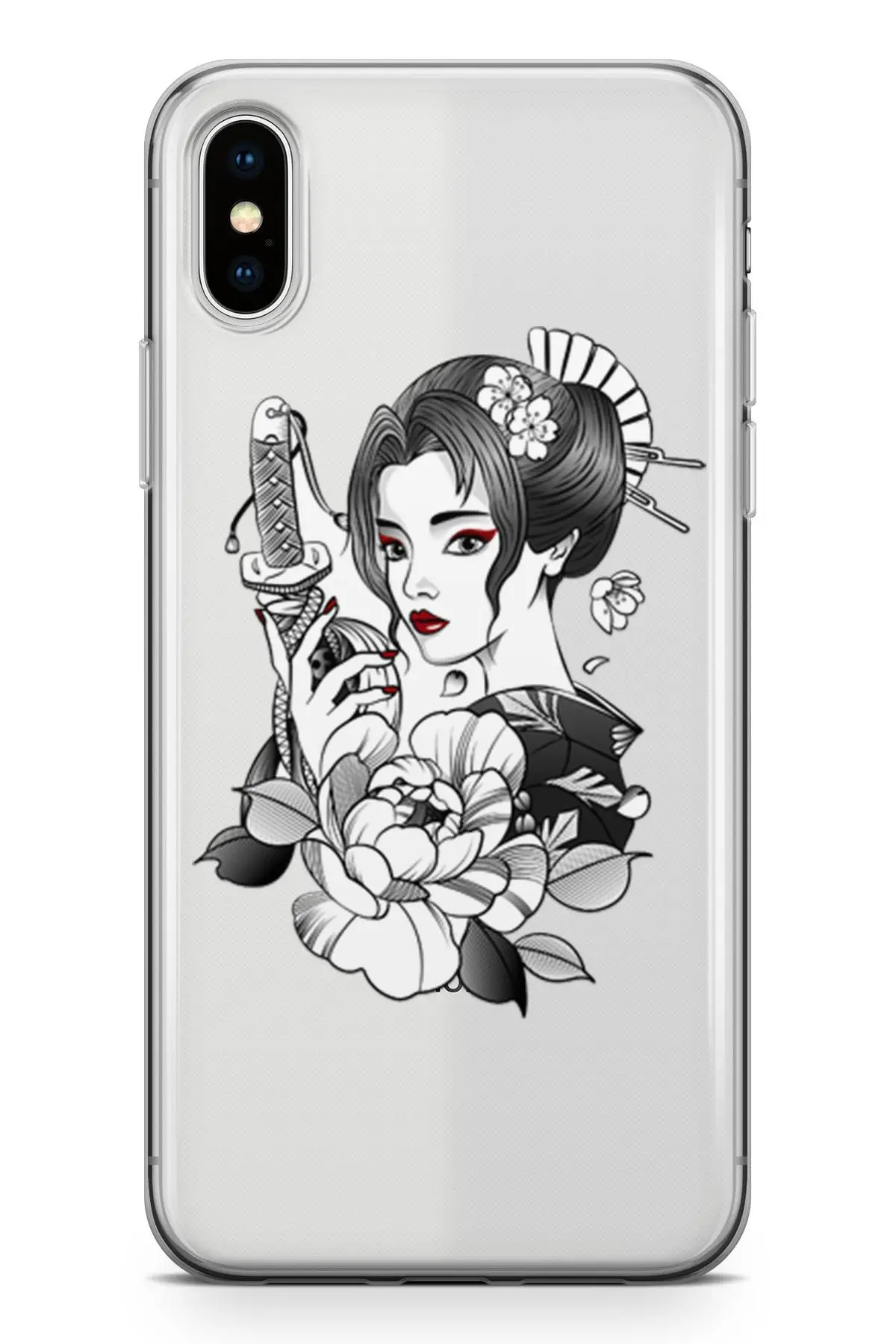 Чехол Lopard для Apple iPhone Xs защитный силиконовый чехол на заднюю панель загадочная