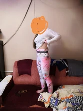 Women Leggings Running-Pants Fitness Digital Print Push-Up Workout High-Waist Stretch