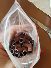 COSCELIA 100 unids/set bandas de lijado cortadores para la máquina de fresado de uñas de manicura brocas para fresadora de broca para uñas de arte herramienta