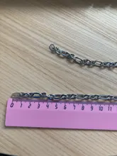 Cable dorado de acero inoxidable para fabricación de joyas, 1 metro, cadena plana elegante de 3:1, suministros de joyería al por mayor