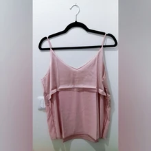 Top Women Tank-Tops Spaghetti-Strap White Cami Satin Silk Summer Camisole Basic V-Neck