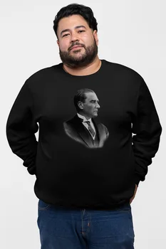 

Angemiel Wear Ataturk Black Men 'S Sweatshirt