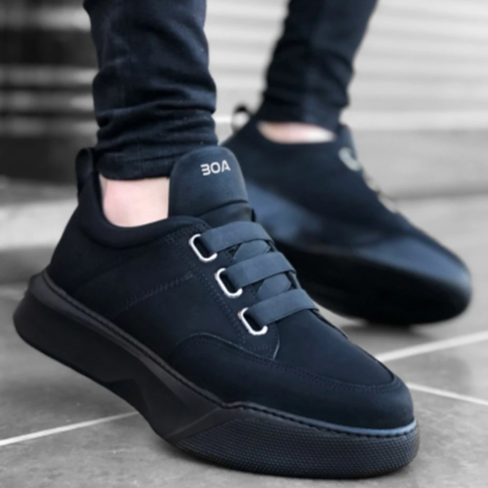 Zapatos deportivos banda BA0160 para calzado deportivo de Base alta, color negro, nuevo modelo, estilo informal|Zapatos informales de hombre| - AliExpress