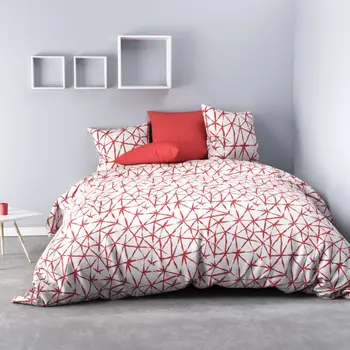

Adornment duvet 100% cotton 57 yarn 220x240 network red