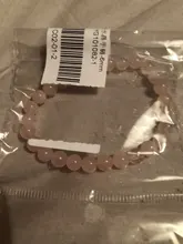 Pulsera elástica de cuarzo con piedra Natural para mujer, brazalete de color rosa en polvo, 2021