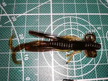 Silicone Bait Float Wobbler Shrimp Lobster Worm Fishing-Lure Lizards Twintails 4pcs 2g