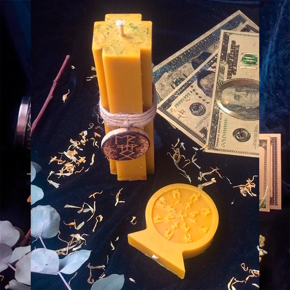Set for attracting customers success. wax candles colors handmade beeswax | Дом и сад