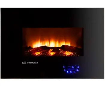 

ORBEGOZO CM-8000 BLACK ELECTRIC STOVE 1800W FIRE EFFECT