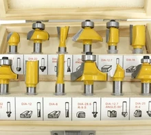 Router-Bit-Set Trimming Milling-Cutter Cutting LAVIE Straight Tungsten Carbide 8mm MC02006