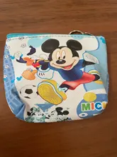 Monedero de dibujos animados de princesa de Disney para niños, monedero de sirena, Frozen, Elsa, monedero, billetera de felpa de Mickey