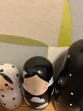 Juego de 5 uds. De muñecas rusas de anidación, muñeca Matryoshka de madera pintada a mano M89C