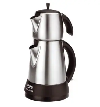 

Beko Bkk 2110 IM Tea Party Inox Tea Machine Teapot Capacity 0.7L Kettle Capacity 1,8L stainless steel material