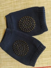 Almohadilla para codo de gatear para niños pequeños, almohadillas de seguridad para la rodilla, calcetines por la rodilla para bebés, 1 par