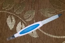 Pulidor de uñas multifuncional de acero inoxidable, barra de pulido lateral doble, para manicura, exfoliante de pedicura, decoración de cutículas