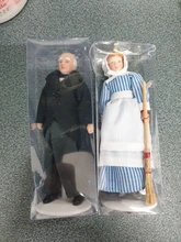 Casa de muñecas en miniatura de porcelana, modelo de personas, decoración para niños y niñas, 1/12