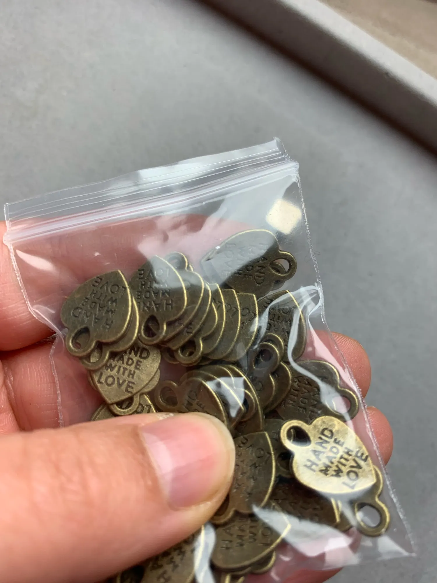 wholesale 50pcs 30x29mm Antiqued Silverantiqued bronze heart  connector charms findings