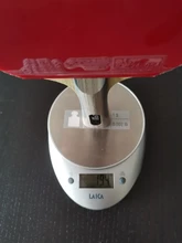 DHS-raqueta de tenis de mesa profesional con Hurricane 8 y goma de arco de estaño FL, Mango para sacudir, palo de Ping Pong con funda, 6002