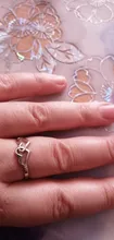 Heart to Heart Romantic Rings Rose Gold/Silver Color Fashion Engagement Jewelry For Women