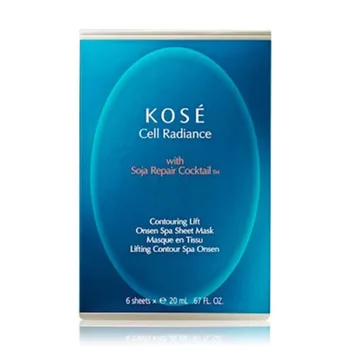 

KOSE CELL RADIANCE MASCARILLA ONSEN SPA SOJA REPAIR COCKTAIL TM 20ML MUJER