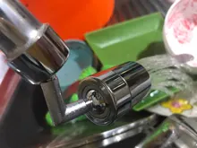 Filtro de salpicaduras de 720 grados, cabezal de pulverización, filtro antisalpicaduras, grifo de cocina móvil, rociador de boquilla de ahorro de agua filtro de agua grifo universal con filtro antisalpi grifo