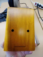 Bag Book Tune-Hammer Gecko Kalimba Thumb Instruction Koa Musical-Gift Aiersi 17-Keys