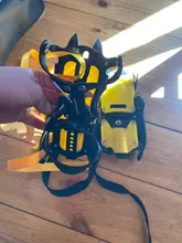 Shoe Crampons Grippers Climbing-Gear Mountaineering Snow Traction-Device Anti-Skid 12-Teeth