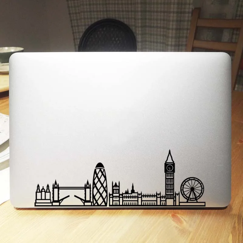 Adesivo Per Laptop In Vinile London Skyline Per Macbook Pro 14 16 Retina Air 12 13 15 Pollici Mac Cover Skin Case Thinkpad Notebook Decal