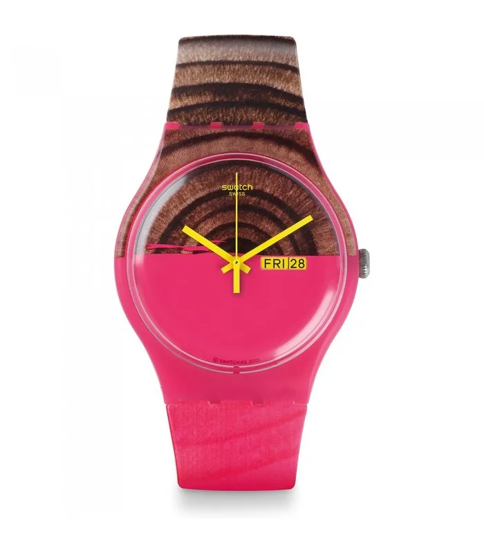 Часы swatch ORIGINALS NEW GENT 41 мм WOODKID SUOP703