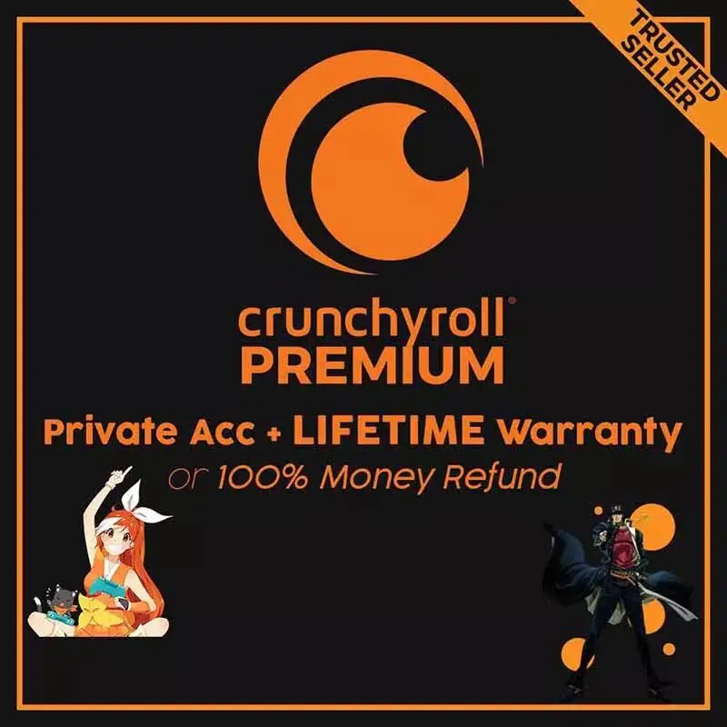 Crunchyroll Premium 2021✅Juridique Compte✅1 Un De Garantie✅Distributeur officiel✅Chemises Même