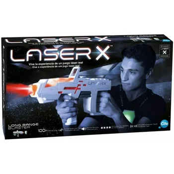 

LASER X long range gun (CIFE 98139), white and gray COLOR SPAIN