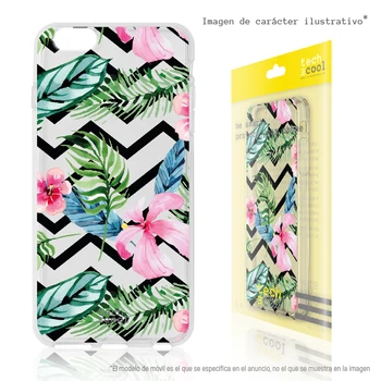 

FunnyTech®Silicone Case for IPhone 7 Plus/7 Plus L Design Floral vers.5