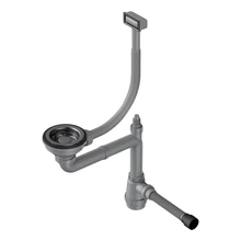 Арматура для моек Omoikiri WK-1-GM(Диаметр соединения 25 мм, нержавеющая сталь, диаметр решетки 89 мм