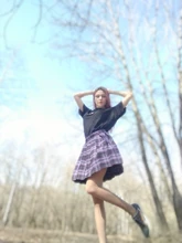 Púrpura de las mujeres Goth negro a cuadros plisado falda Glir alta cintura Mini faldas Sexy Escuela Japonesa Harajuku Anime Cosplay traje de marinero