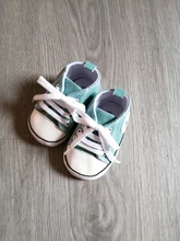 Zapatillas deportivas de lona para bebés, zapatos para recién nacidos, de primeros pasos, antideslizantes de suela blanda