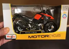 1:12 Maisto Suzuki V-Storm Red Diecast Motorcycle