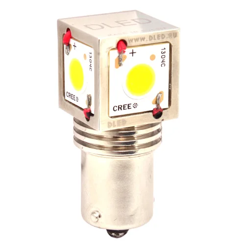 1 шт. Cветодиодная автомобильная лампа 1156 - P21W S25 BA15s 4 CREE CXA1304 | Автомобили и