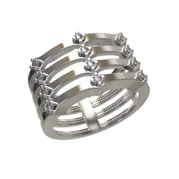 

Arina ring in silver with cubic Zirconia