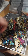 Wooden Puzzles Jigsaw Interactive-Gifts Animal Adult Unique-Shape Kids Educational 