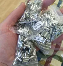 Terminal Copper Non-Insulated-Wire-Connector-Ferrules Electrical-Cable AWG 22-10 Bare