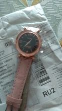 Reloj de pulsera informal de cuero para mujer, de cuarzo, con cielo estrellado, femenino