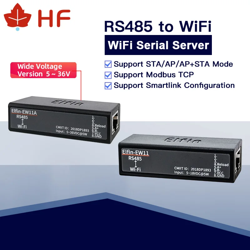 Промышленные Аксессуары Elfin EW11A/Elfin EW11A 0 беспроводные сетевые устройства Modbus тук IP
