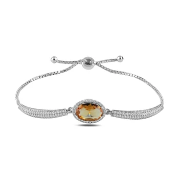 

Silver 925 Sterling Zultanite & Zircon Crystal Elevator Bracelet
