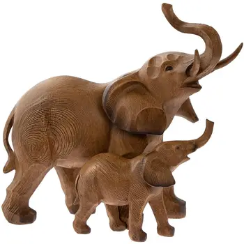 

Figurine of a elephant with an elephant 25x24 cm